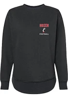 Ethan Green  Rally Cincinnati Bearcats Womens Black NIL Embroidered Crew Sweatshirt