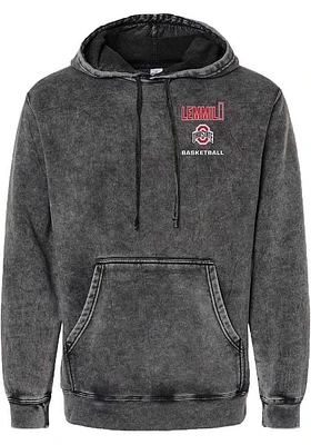 Elsa Lemmil√§ Rally Mens Black Ohio State Buckeyes NIL Embroidered Long Sleeve Fashion Hood