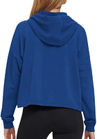 DKNY Sport Chicago Cubs Womens Blue Maddie Hooded Sweatshirt