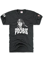 Bob Probert Detroit Red Wings Black Probie Short Sleeve Fashion Player T Shirt