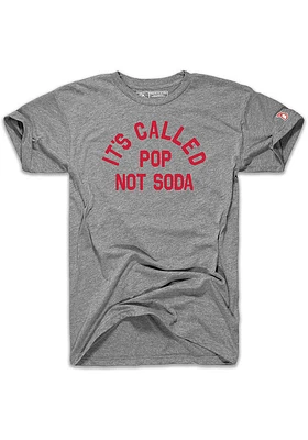The Mitten State Michigan Grey Its Called Soda Pop Short Sleeve Fashion T Shirt
