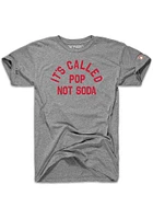 The Mitten State Michigan Grey Its Called Soda Pop Short Sleeve Fashion T Shirt