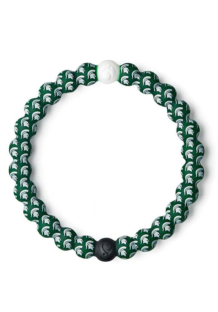 Michigan State Spartans Repeat Logo Mens Bracelet