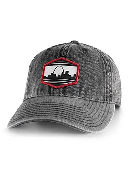 St Louis Heavy Unstructured Adjustable Hat - Grey