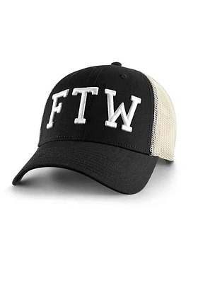 Dallas Ft Worth 2T Dirty Meshback Iconic Adjustable Hat - Black