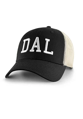 Dallas Ft Worth 2T Dirty Meshback Adjustable Hat - Black