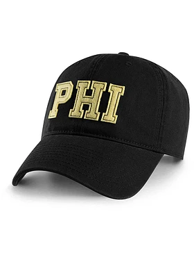 Philadelphia District Unstructured Adjustable Hat - Black