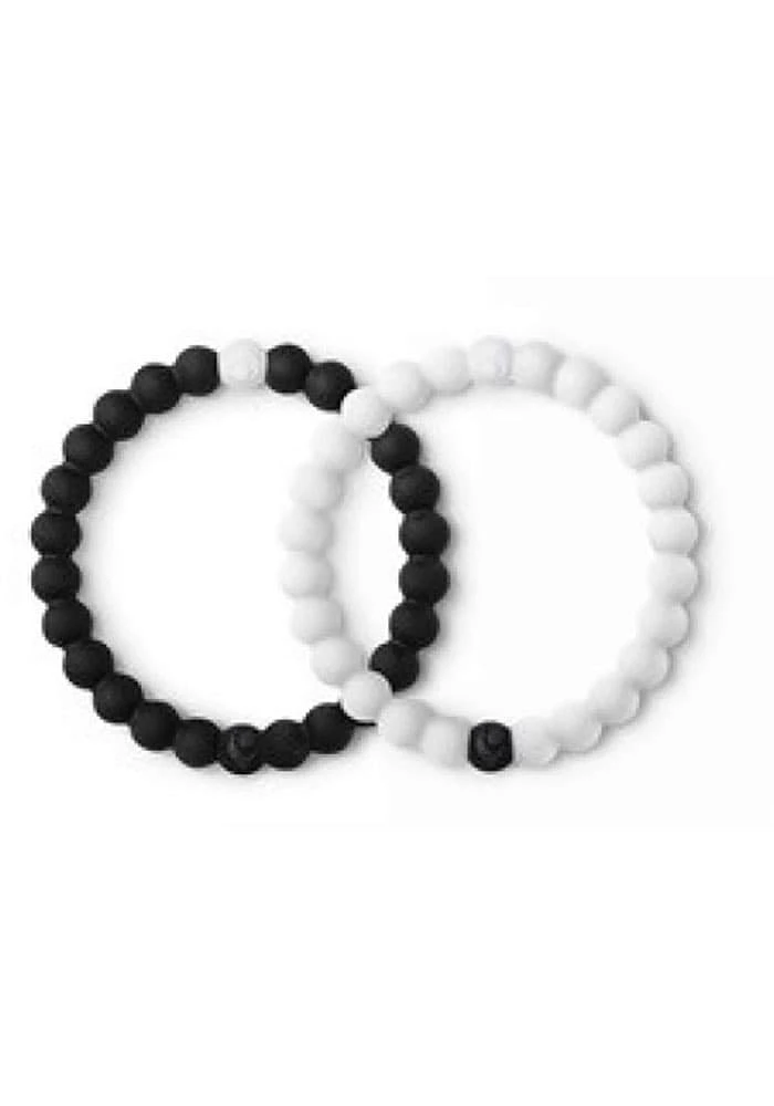 Local Gear Black and White 2 Pack Lokai Mens Bracelet