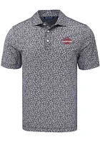 Cutter and Buck Ohio State Buckeyes Mens Black 2024 Football National Champion Pike Flora Short Sl..