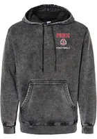 Payton Pierce Rally Mens Black Ohio State Buckeyes NIL Embroidered Logo Long Sleeve Fashion Hood
