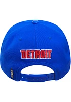 Pro Standard Detroit Pistons Blue Camo Visor Mens Snapback Hat