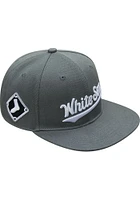 Pro Standard Chicago White Sox Grey Script Wordmark Mens Snapback Hat