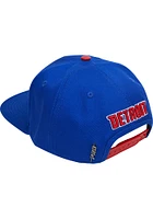 Pro Standard Detroit Pistons Blue Double Front Mens Snapback Hat