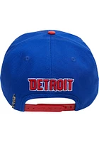 Pro Standard Detroit Pistons Blue Double Front Mens Snapback Hat