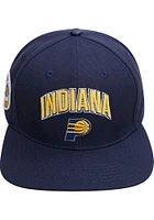 Pro Standard Indiana Pacers Navy Blue Club Logo Mens Snapback Hat