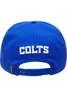 Pro Standard Indianapolis Colts Blue Stacked Logo Mens Snapback Hat