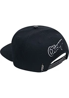 Pro Standard Chicago White Sox Black World Series Side Patch Mens Snapback Hat