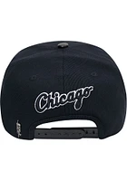 Pro Standard Chicago White Sox Black World Series Side Patch Mens Snapback Hat