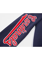 Pro Standard St Louis Cardinals Mens Navy Blue Classic Bristle Fashion Hood