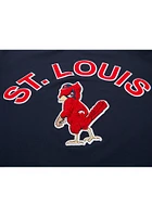 Pro Standard St Louis Cardinals Navy Blue Bristle Short Sleeve Fashion T Shirt