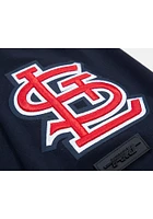 Pro Standard St Louis Cardinals Navy Blue Bristle Short Sleeve Fashion T Shirt