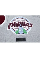 Pro Standard Philadelphia Phillies Grey Bristle Short Sleeve Fashion T Shirt