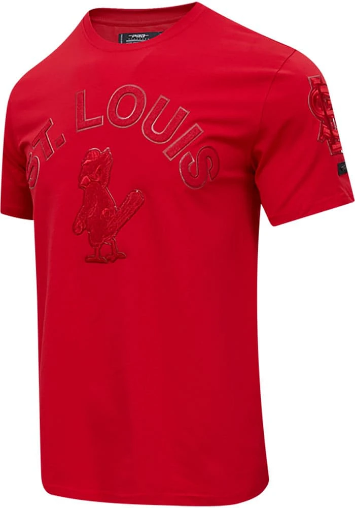Pro Standard St Louis Cardinals Red Triple Short Sleeve Fashion T Shirt
