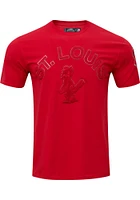 Pro Standard St Louis Cardinals Red Triple Short Sleeve Fashion T Shirt