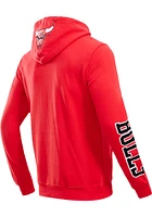 Pro Standard Chicago Bulls Mens Red Classic Bristle Fashion Hood