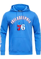Pro Standard Philadelphia 76ers Mens Blue Classic Bristle Fashion Hood