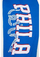 Pro Standard Philadelphia 76ers Mens Blue Classic Bristle Fashion Hood