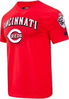 Pro Standard Cincinnati Reds Red Bristle Short Sleeve Fashion T Shirt