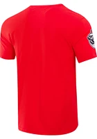 Pro Standard Cincinnati Reds Red Classic Chenille Short Sleeve Fashion T Shirt