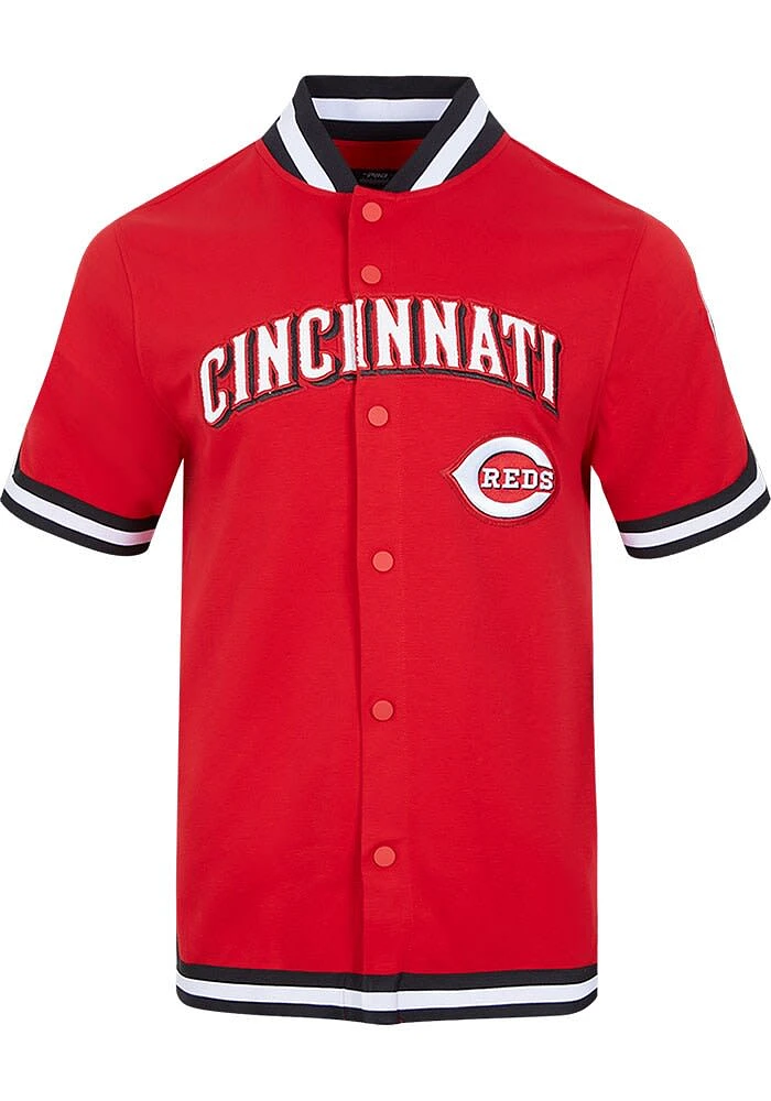 Pro Standard Cincinnati Reds Mens Red Classic Warm Up Jersey