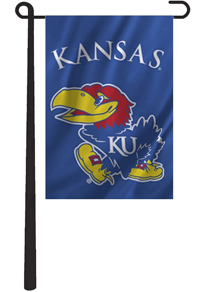 Kansas Jayhawks 13x18 Logo Garden Flag