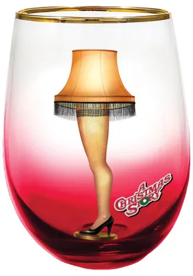 Cleveland A Christmas Story Stemless Wine Glass