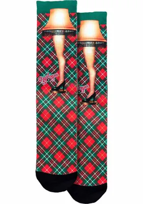 Cleveland A Christmas Story Leg Lamp Mens Crew Socks