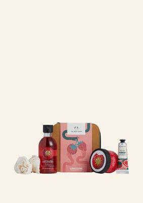 Lather & Slather Strawberry Gift Case | Bath and Body Gifts