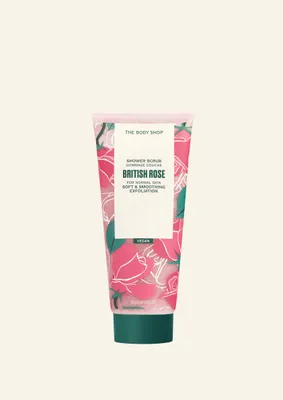 British Rose Shower Scrub