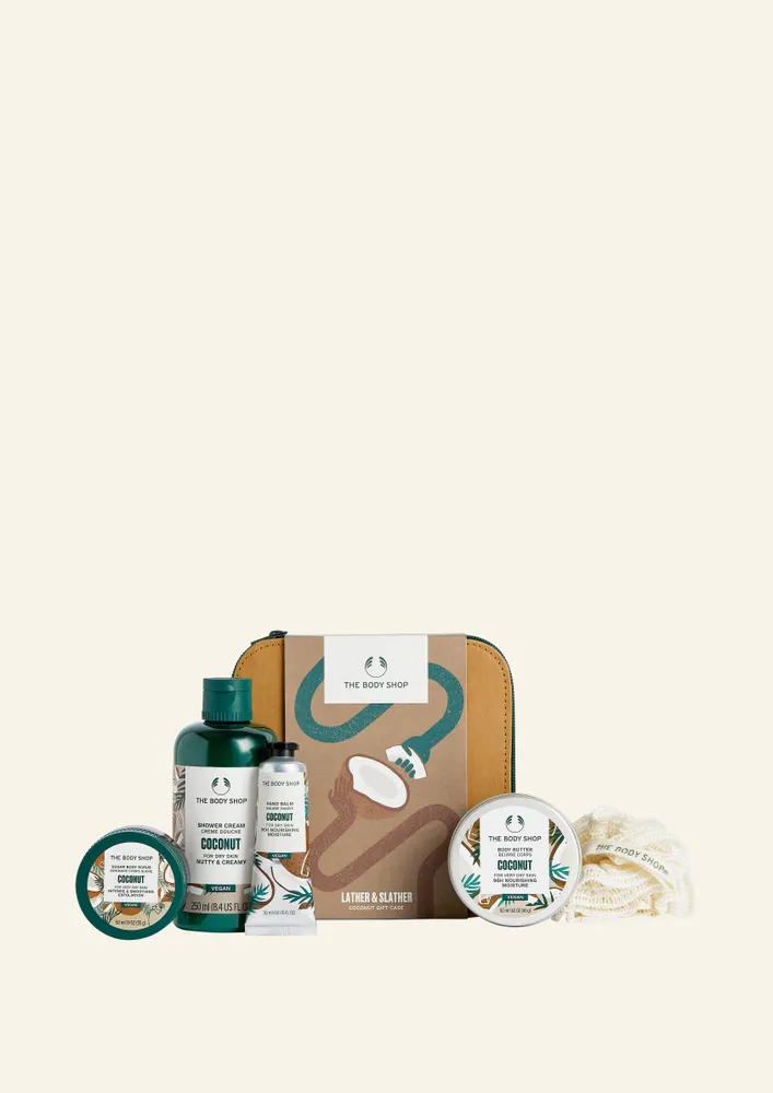 Lather & Slather Coconut Gift Case