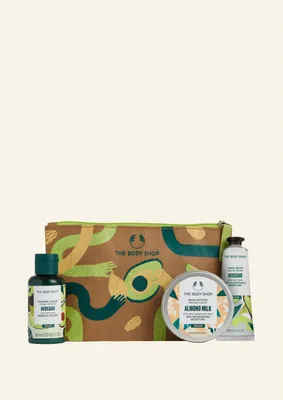 Lather & Slather Avocado & Almond Milk Gift Bag