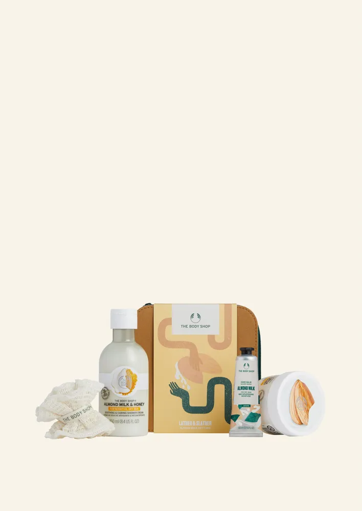 Lather & Slather Almond Milk Gift Case