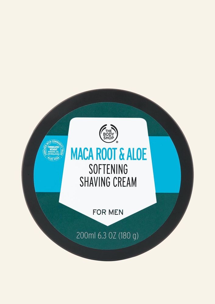 Maca Root & Aloe Softening Shaving Cream For Men | Men's Grooming