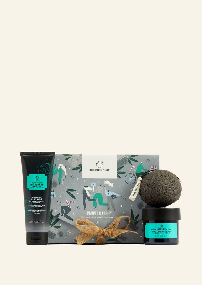 Pamper & Purify Himalayan Charcoal Skincare Gift Set | Skincare Gifts