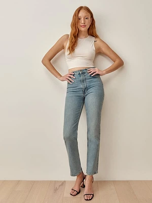 Liza Ultra High Rise Straight Jeans