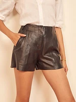 Veda Leather Short