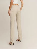 Cynthia High Rise Straight Long Jeans