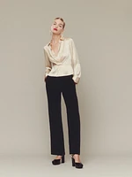 Petites Wes Velvet Pant