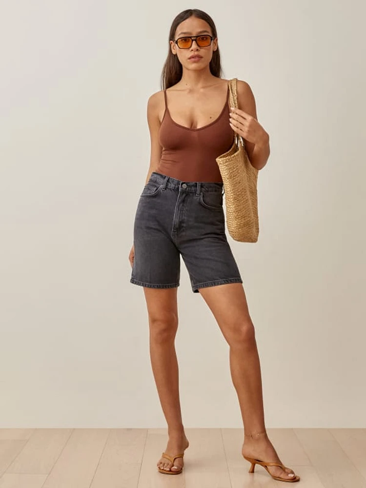 Sammie High Rise Relaxed Jean Shorts