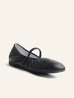 Buffy Ruched Ballet Flat